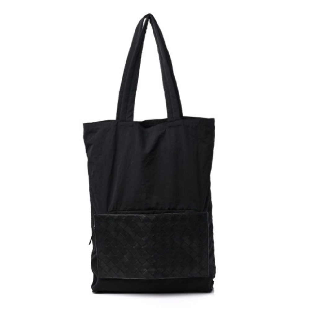 BOTTEGA VENETA Convertible leather-paneled shell tote NWT
